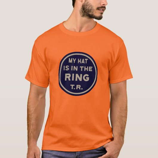 Mijn Pet zit in de ring - Teddy Roosevelt T-shirt (Voorkant)