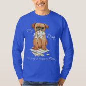 Mijn petit Brabancon Ate Mijn Lesson Plan T-shirt (Voorkant)