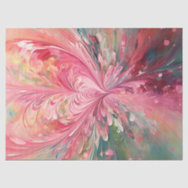 Mijn Phoenix Hart, prachtig Abstract schilderij Tissuepapier