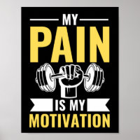 Mijn pijn is mijn motivatie, Gym Inspirerend offer