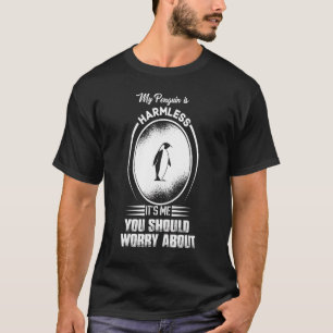 Mijn pinguïn is onschuldig... ik ben het, je moet t-shirt