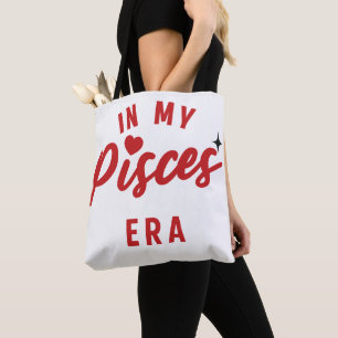 mijn Pisces-tijdperk Tote Bag, Pisces-verjaardagsc Draagtas