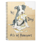 Mijn Pit Bull Ate Mijn Homework Notitieboek (Voorkant)