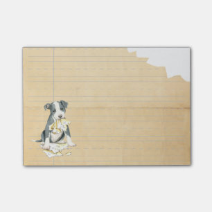 Mijn Pit Bull Ate mijn thuiswerk Post-it® Notes