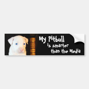 Mijn Pitbull is slimmer dan de media Bumpersticker