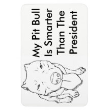 Mijn pitbull is slimmer dan de Presidenten magneet