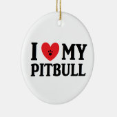 Mijn Pitbull Ornament (Rechts)
