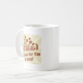 Mijn Pizza Love is Deep Dish Funny Slogan Koffiemok (Voorkant links)