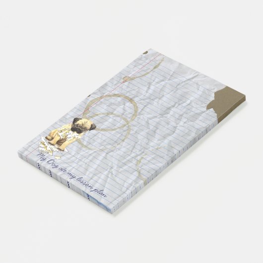 Mijn plan met mijn leson post-it® notes (Schuin)