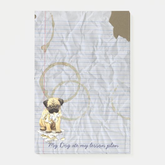 Mijn plan met mijn leson post-it® notes (Voorkant)