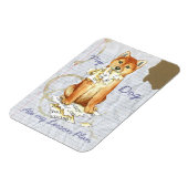 Mijn plan van Shiba Inu Ate Mijn Lesson Magneet (Linkerzijde)