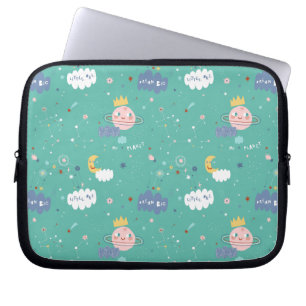 Mijn planeet Dream Big Little One Pattern Laptop Sleeve