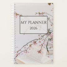 Mijn Planner 2026 – Minimaal Bloemendagboek