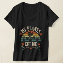 Mijn Planten Brengen Me Women's V-Neck