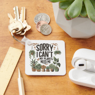 Mijn Planten hebben me nodig Sleutelhanger