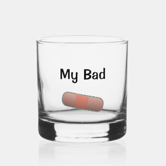 Mijn pleister whisky glas