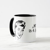 Mijn PO is een SNITCH koffie mok (Voorkant links)