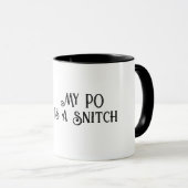 Mijn PO is een SNITCH koffie mok (Voorkant rechts)