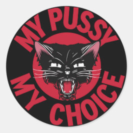 Mijn Poesje Mijn Keuze Sticker