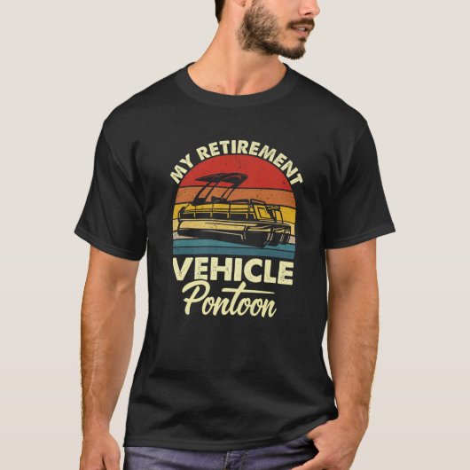 Mijn Pontoon Funny Pontoon Boatin T-shirt (Voorkant)