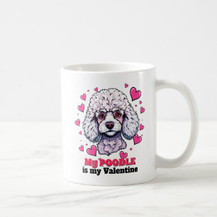 Mijn Poodle is mijn Valentijn Schattige Grappige H Koffiemok