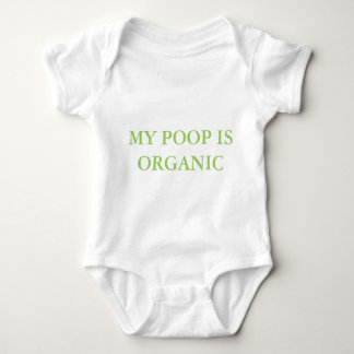 "MIJN POOP IS ORGANISCH" BABY TOP