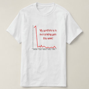 "Mijn portefeuille heeft deze week ondraaglijke pi T-shirt
