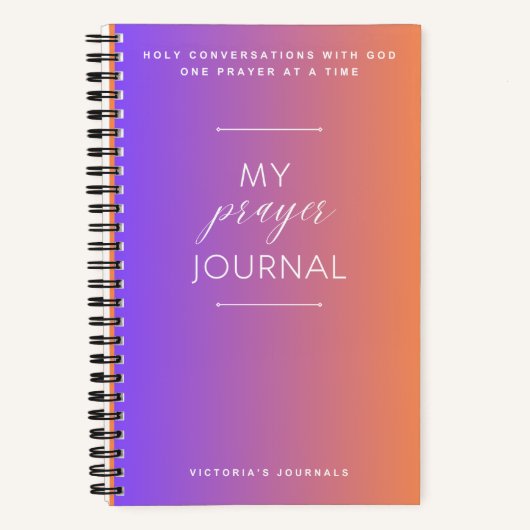 Mijn Prayer Journal Notitieboek (Voorkant)