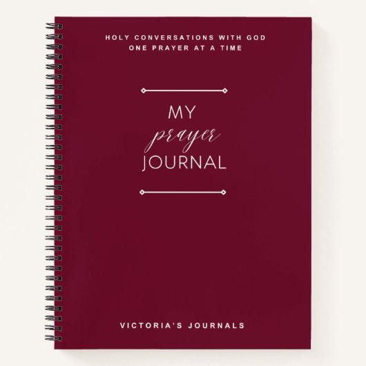 Mijn Prayer Journal Notitieboek (Voorkant)