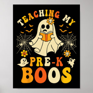 Mijn Pre-K Boos Crew Docenten Halloween Gho Poster