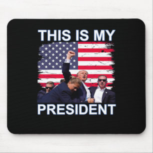 Mijn President is de verkiezing van Trump in 2024 Muismat