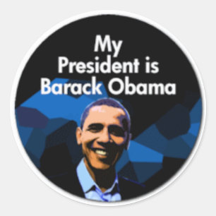 Mijn President Ronde Sticker