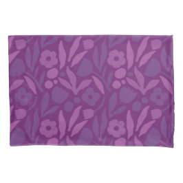 Mijn prinses houdt van Paarse, vrolijke grote bloe Kussensloop