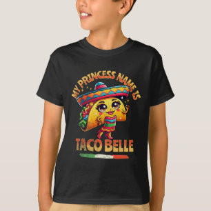 Mijn prinsessennaam is Taco Belle - Grappige voeds T-shirt