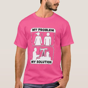 Mijn Probleem Mijn Oplossing Pictogram Papa Oilfie T-shirt