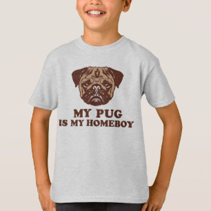 Mijn pug is mijn Homeboy T-shirt