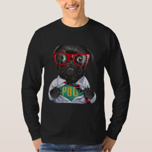 Mijn Pug, mijn held! De leukste stekker in de wink T-shirt