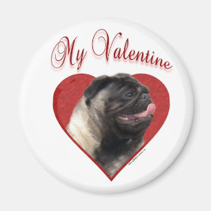 Mijn Pug Valentijn Magneet
