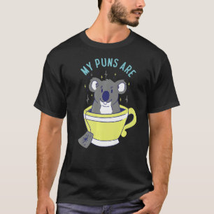 Mijn Puns zijn Koala Tea Herbivore Koala Beer T-shirt