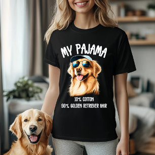 Mijn pyjama - 10% katoen, 90% golden retriever haa t-shirt