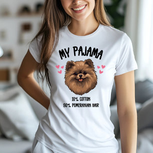 Mijn pyjama – 10% katoen, 90% Pommerse haar T-shirt