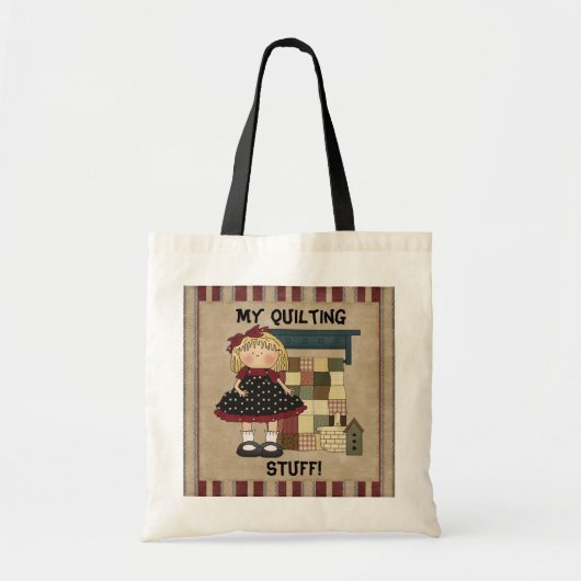 Mijn Quilting Canvas tas (Voorkant)