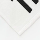 Mijn racket krijgt meer actie dan ik Funny Badmint Fleece Deken (Hoek)