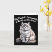 Mijn Ragdolls Mening Over Mijn Quote-ontwerp Kaart (Gele Bloem)