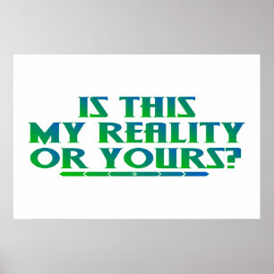 Mijn realiteit poster
