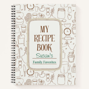 Mijn receptenboek - Favoriete recepten Notitieboek