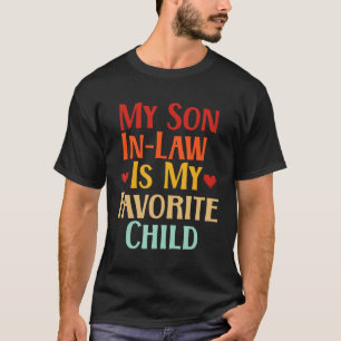 Mijn rechtse zoon is mijn favoriete kinderfamilie t-shirt