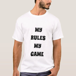MIJN REGELS, MIJN SPEL Interessante Sigma T-shirt