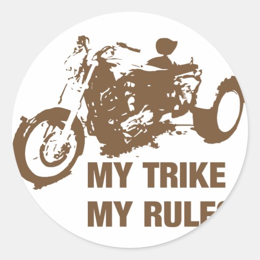 mijn regels ronde sticker (Voorkant)