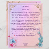 Mijn reis - Aangepast papier (Voorkant / Achterkant)